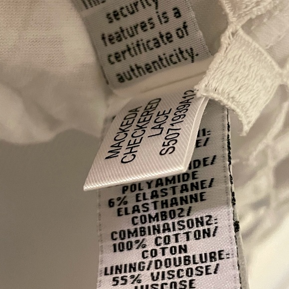 Diane Von Furstenberg mackeda checkered lace top - Picture 13 of 14